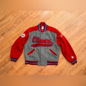 Vintage 90s Wool Los Angeles Clippers Starter Jacket